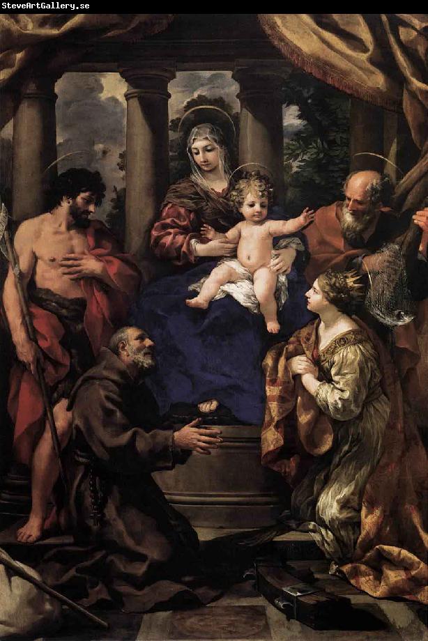 Pietro da Cortona Virgin and Child with Saints